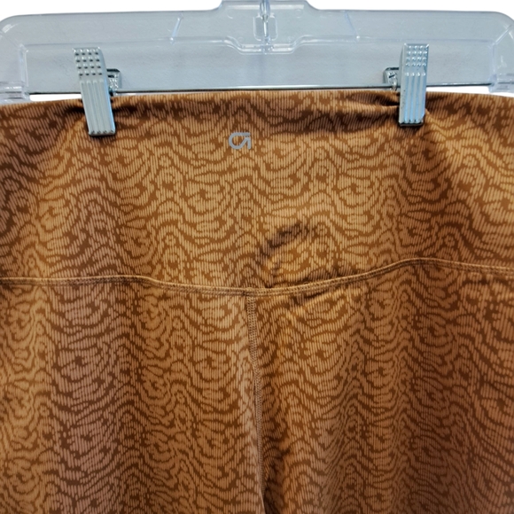 GAP Brown Patterned Women's Pants Sky High Rise NEW Size XL - Picture 3 of 7